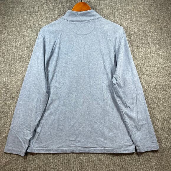Faherty Movement 1/4 Zip Shirt Men's XL Blue Long Sleeve Modal Blend Casual - Picture 10 of 11
